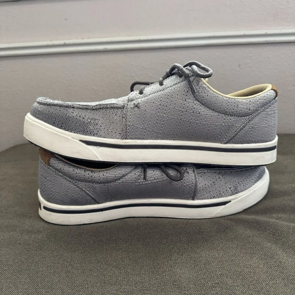 Twisted X Men's Kicks Work Shoes - Nano Composite Toe Light Grey 9W Mcan003